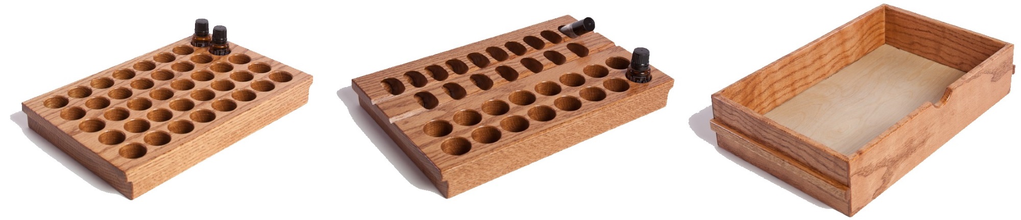 Essential Oil Carrier Trays Carrier Trays with bottles