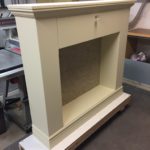 Faux Fireplace with door closed