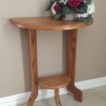 Small Half Round Table